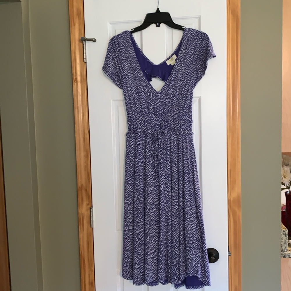 Maeve Flutter open back dress